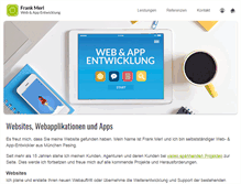 Tablet Screenshot of frankmerl.de